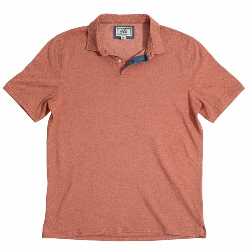 J.S. Bank 1905 Men’s Polo Shirt XL Tailored Fit Salmon 100% Cotton